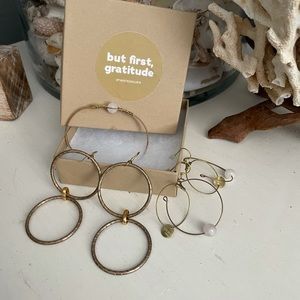 Brass jewelry set-up cycled